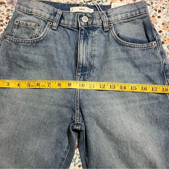NWT!  Mango Women's Jeans     Size 4        Mid waist, Regular fit, Crop length💕 - Picture 7 of 8